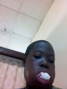 A child bitten by snake in Abuja was supported by praying mums community for treatment and recovery