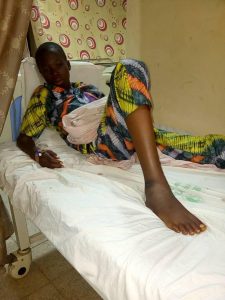 A child bitten by snake in Abuja was supported by praying mums community for treatment and recovery